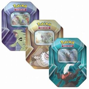 Pokémon Trading Card Game Tin Set of 3 Darkrai Tyranitar Slaking